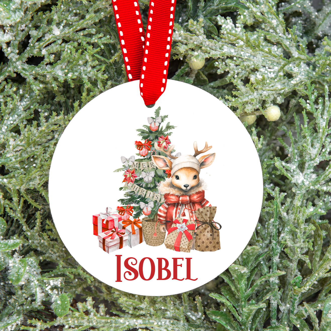 Personalised Christmas Tree Decoration