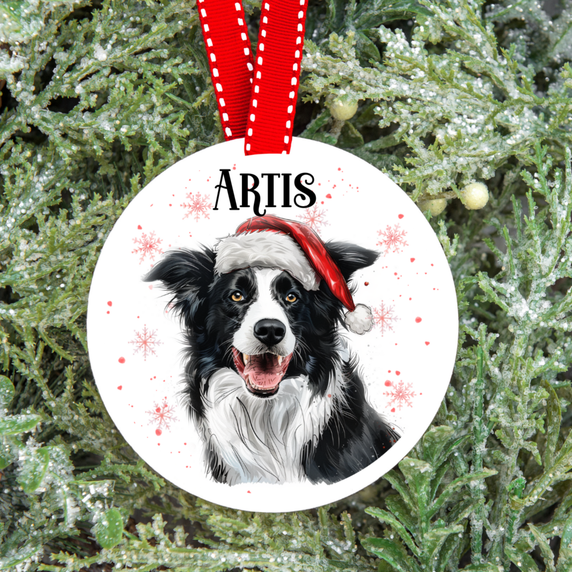 Personalised Dog Christmas Tree Decoration