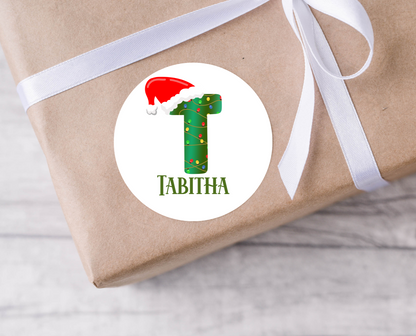 Personalised  Christmas Present Labels - 12 per sheet