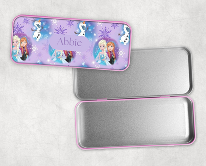 Personalised Frozen Pencil Tin