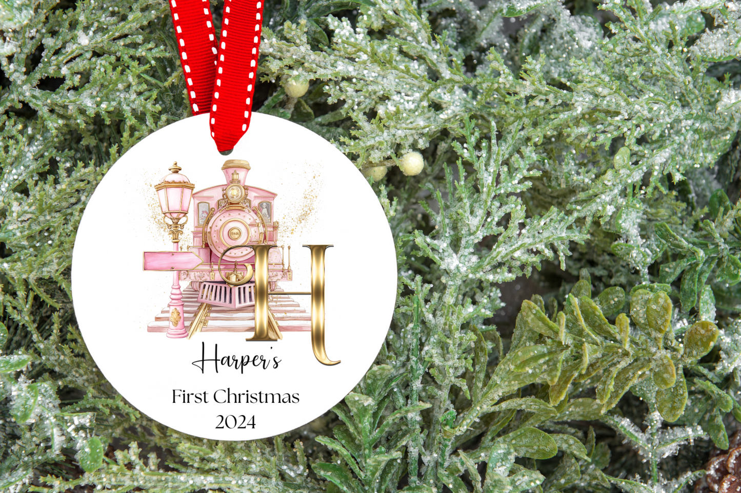 Personalised Christmas Express Christmas Tree Decoration