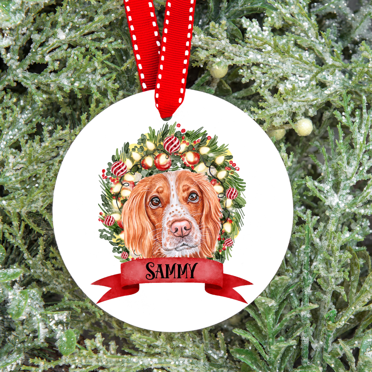 Personalised Dog Christmas Tree Decoration