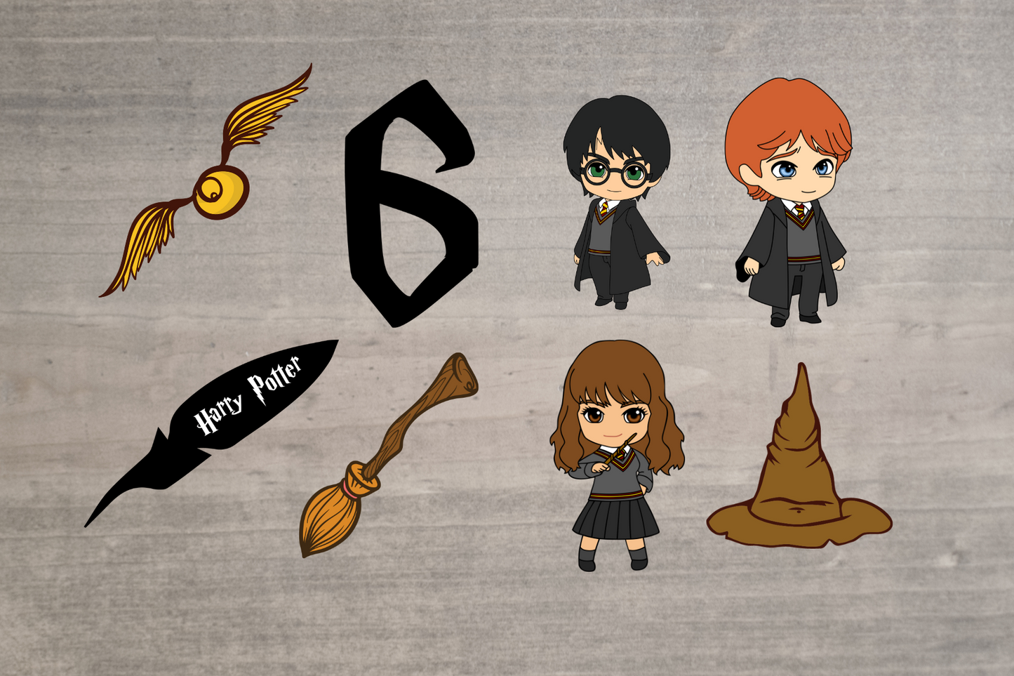 Harry Potter cupcake toppers