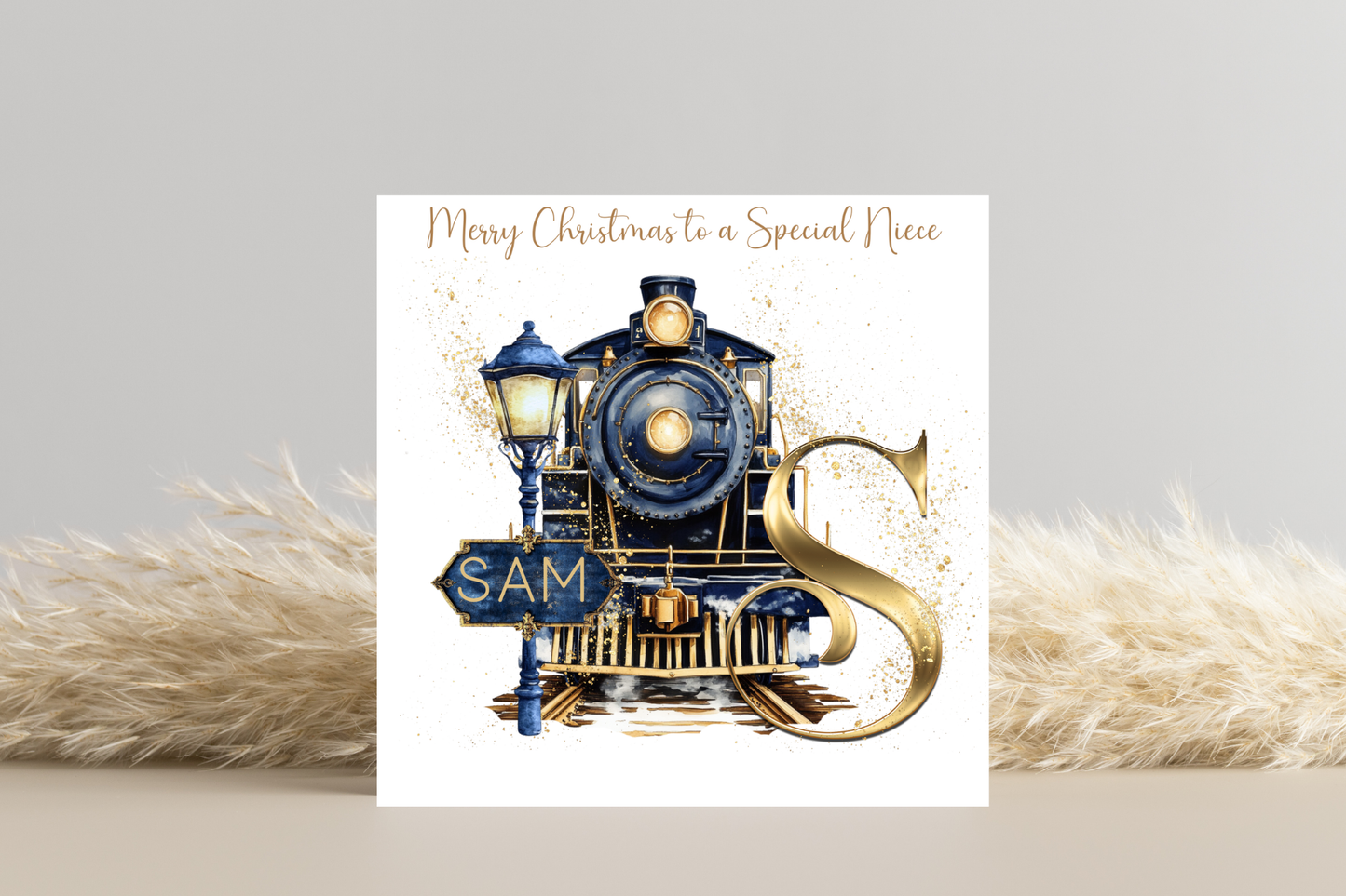 Personalised Christmas Express Christmas Card