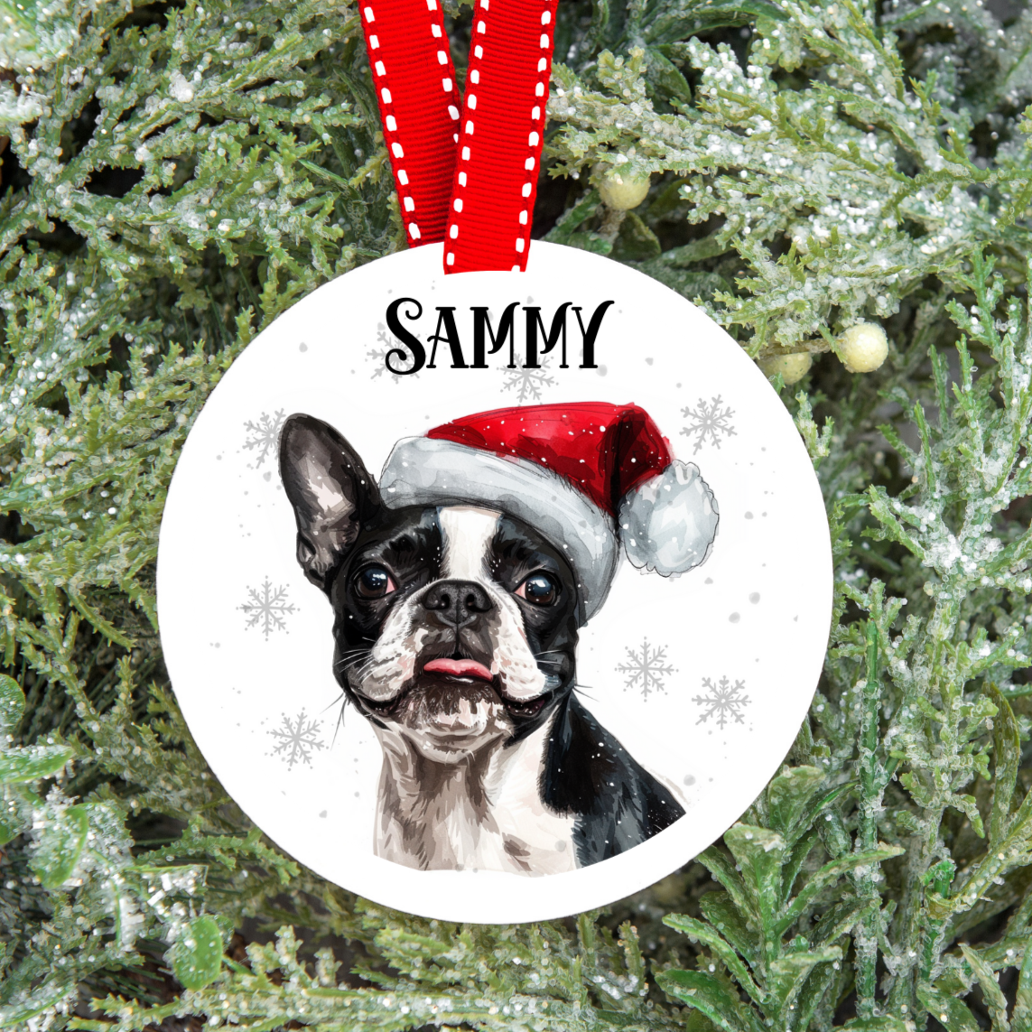 Personalised Dog Christmas Tree Decoration