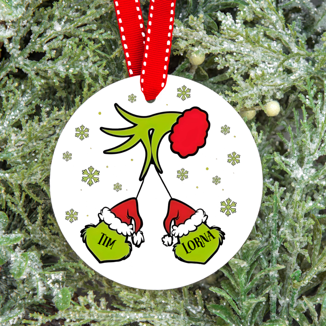 The Grinch Family Christmas Tree Decoration