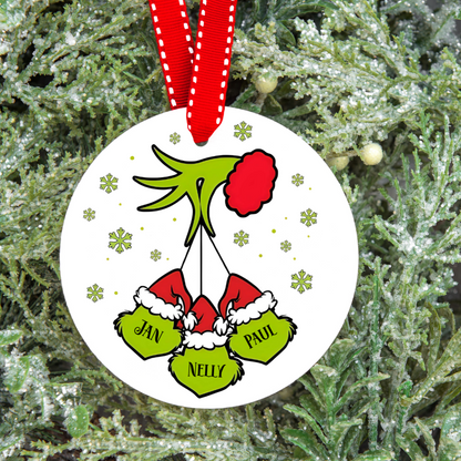 The Grinch Family Christmas Tree Decoration