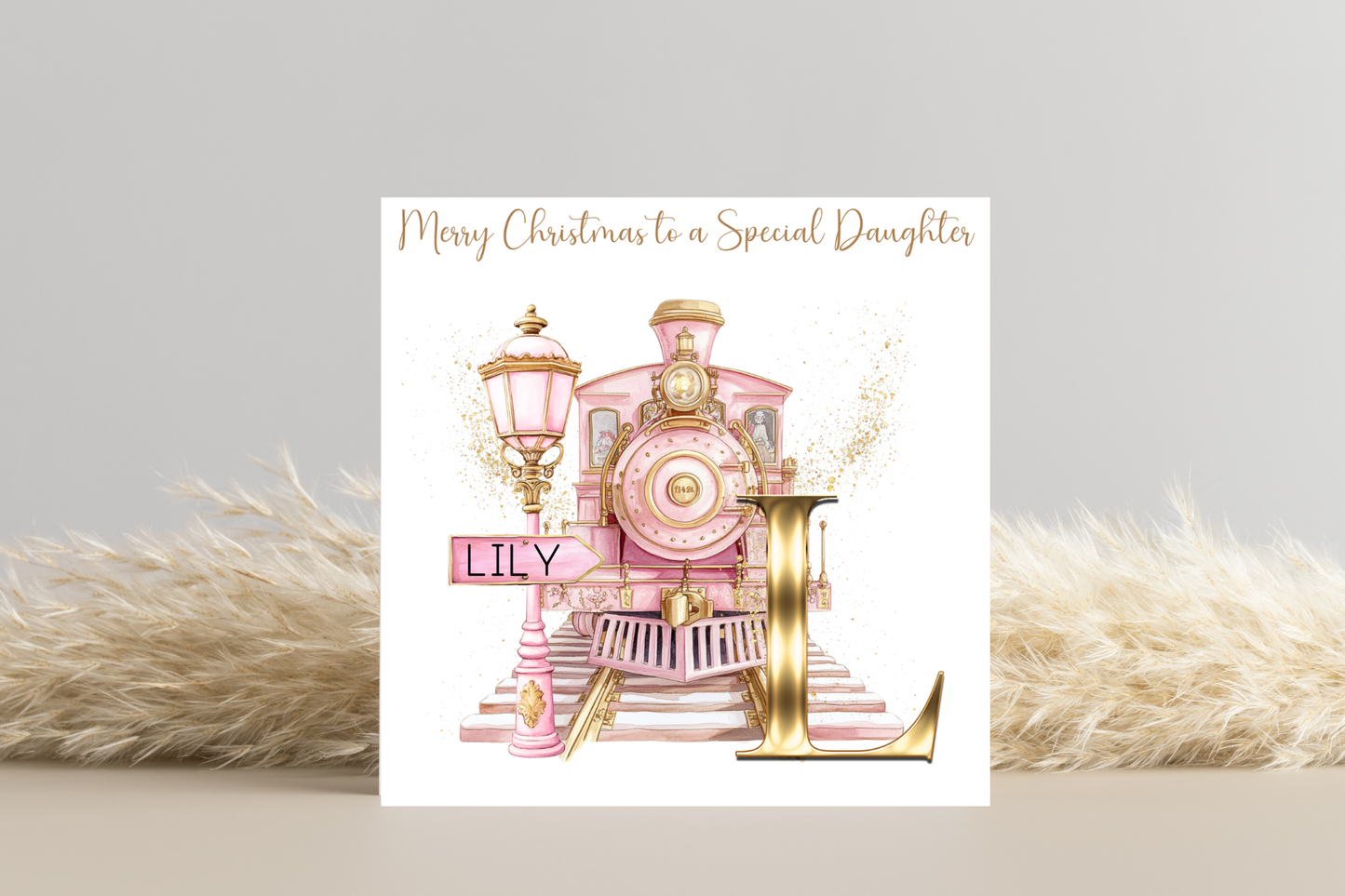 Personalised Christmas Express Christmas Card