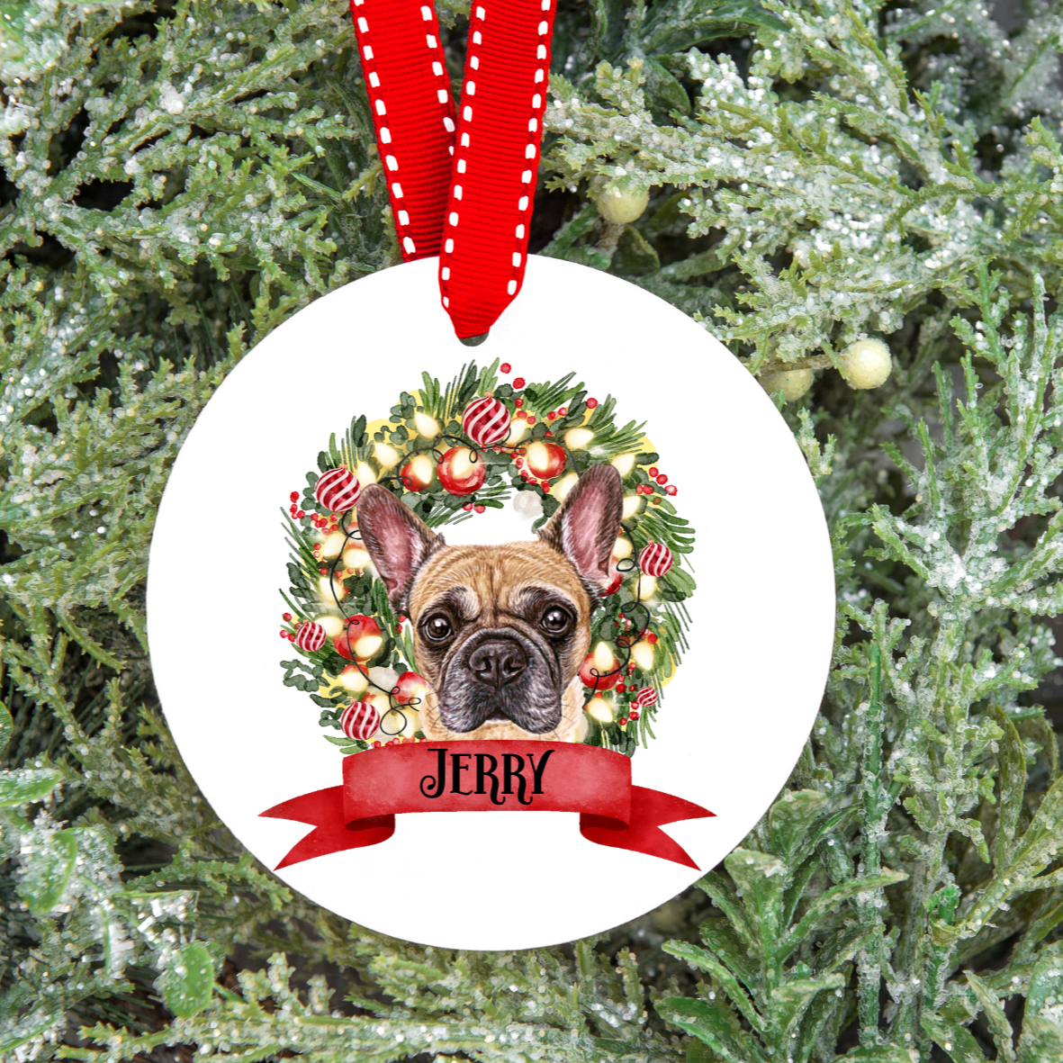 Personalised Dog Christmas Tree Decoration