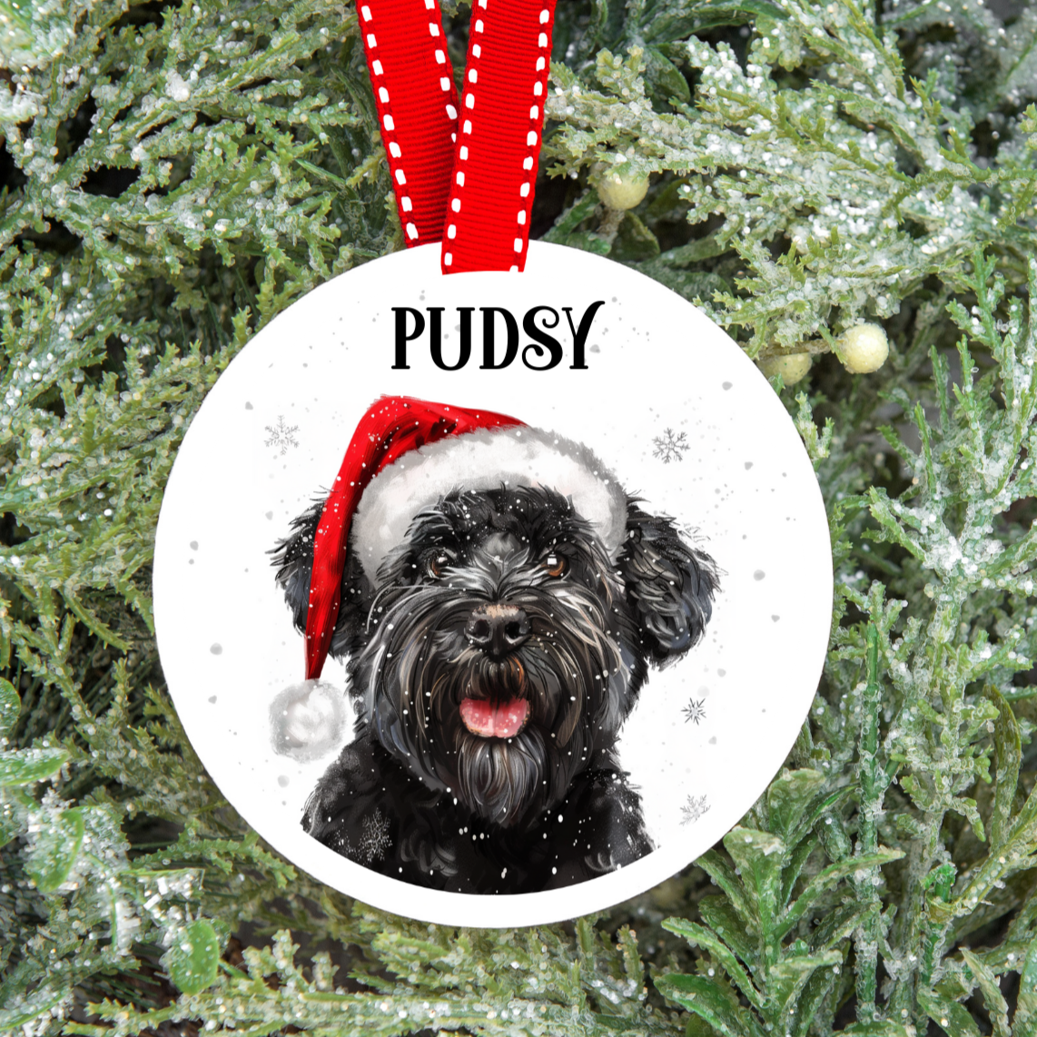 Personalised Dog Christmas Tree Decoration