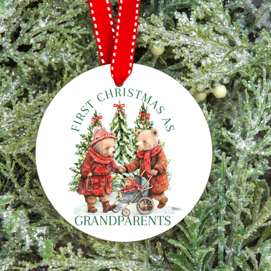 First Christmas as Grandparents Christmas Tree Decoration