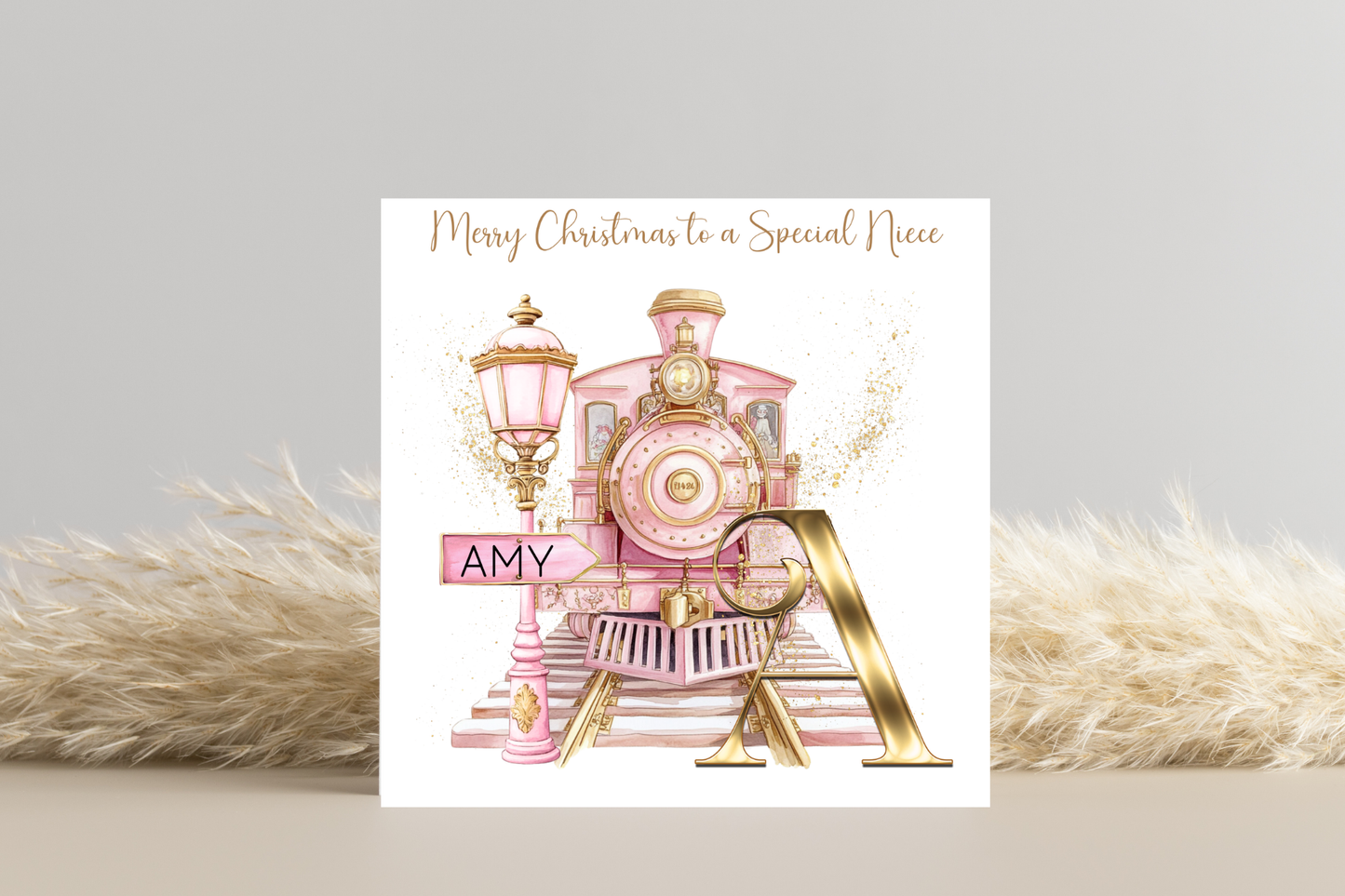 Personalised Christmas Express Christmas Card