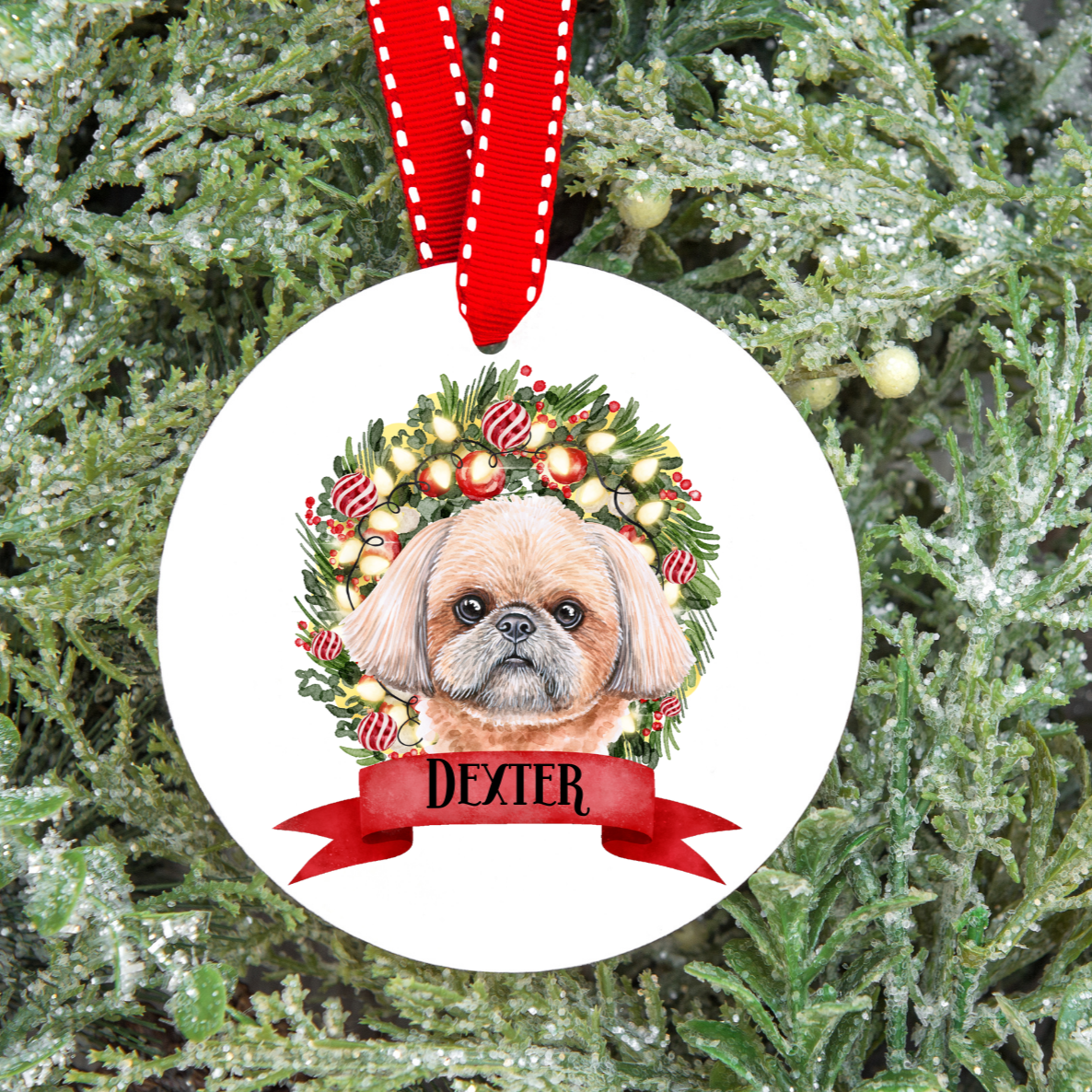 Personalised Dog Christmas Tree Decoration