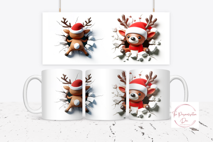 3D Christmas Mug