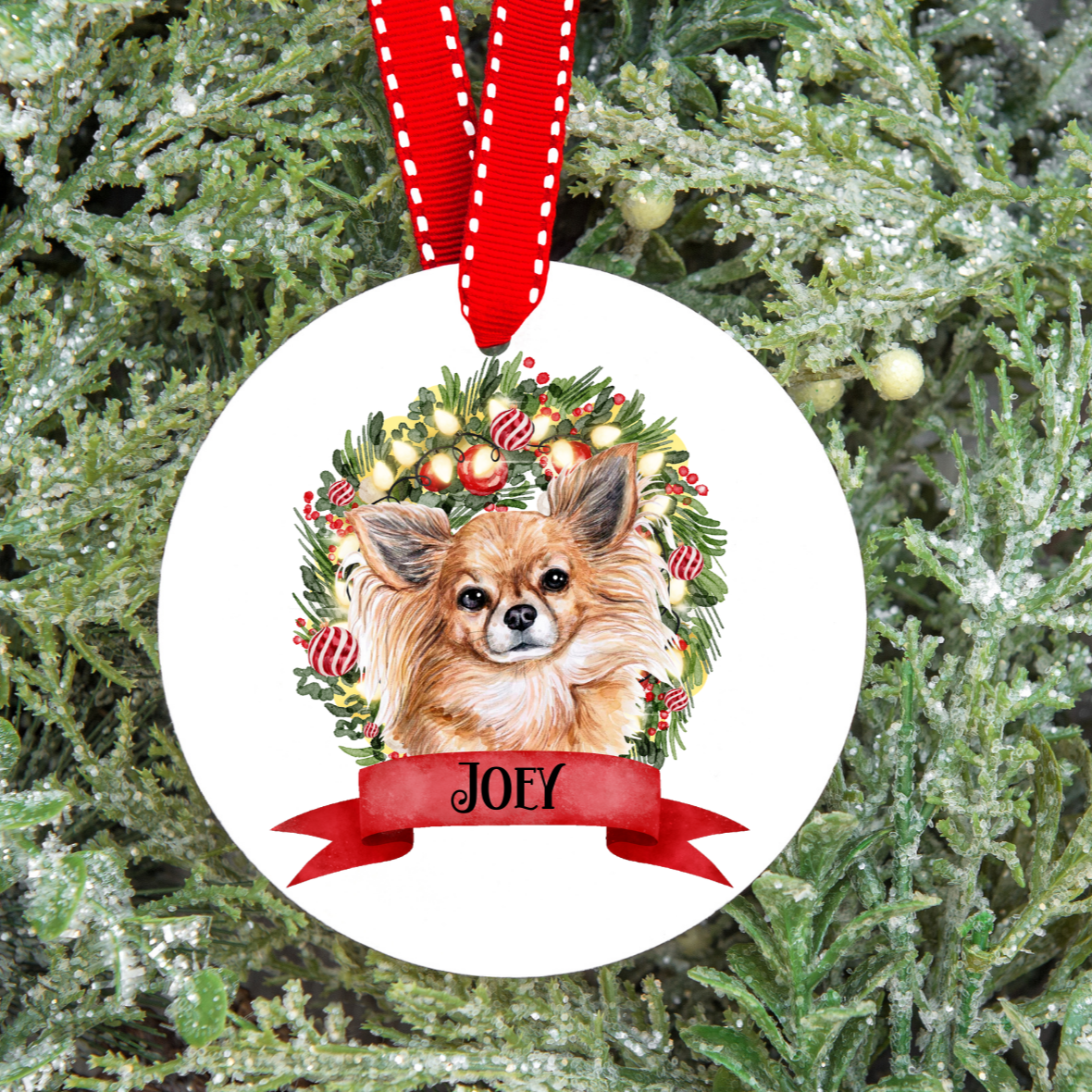 Personalised Dog Christmas Tree Decoration