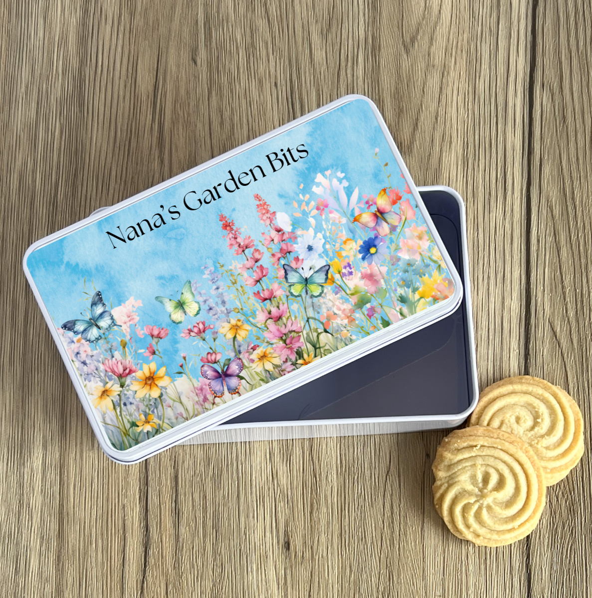 Personalised Gardening Bits Tin