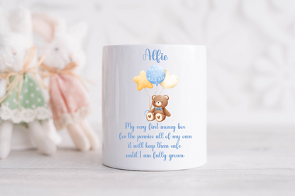 Personalised 1st Money Box First Birthday Gift