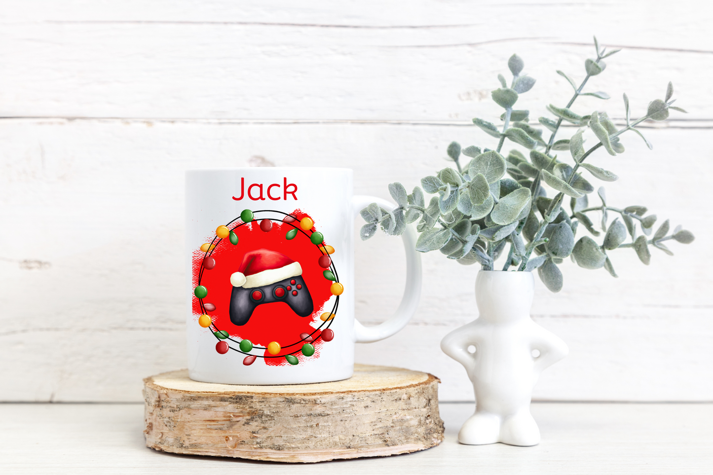 Personalised Gaming Christmas Mug