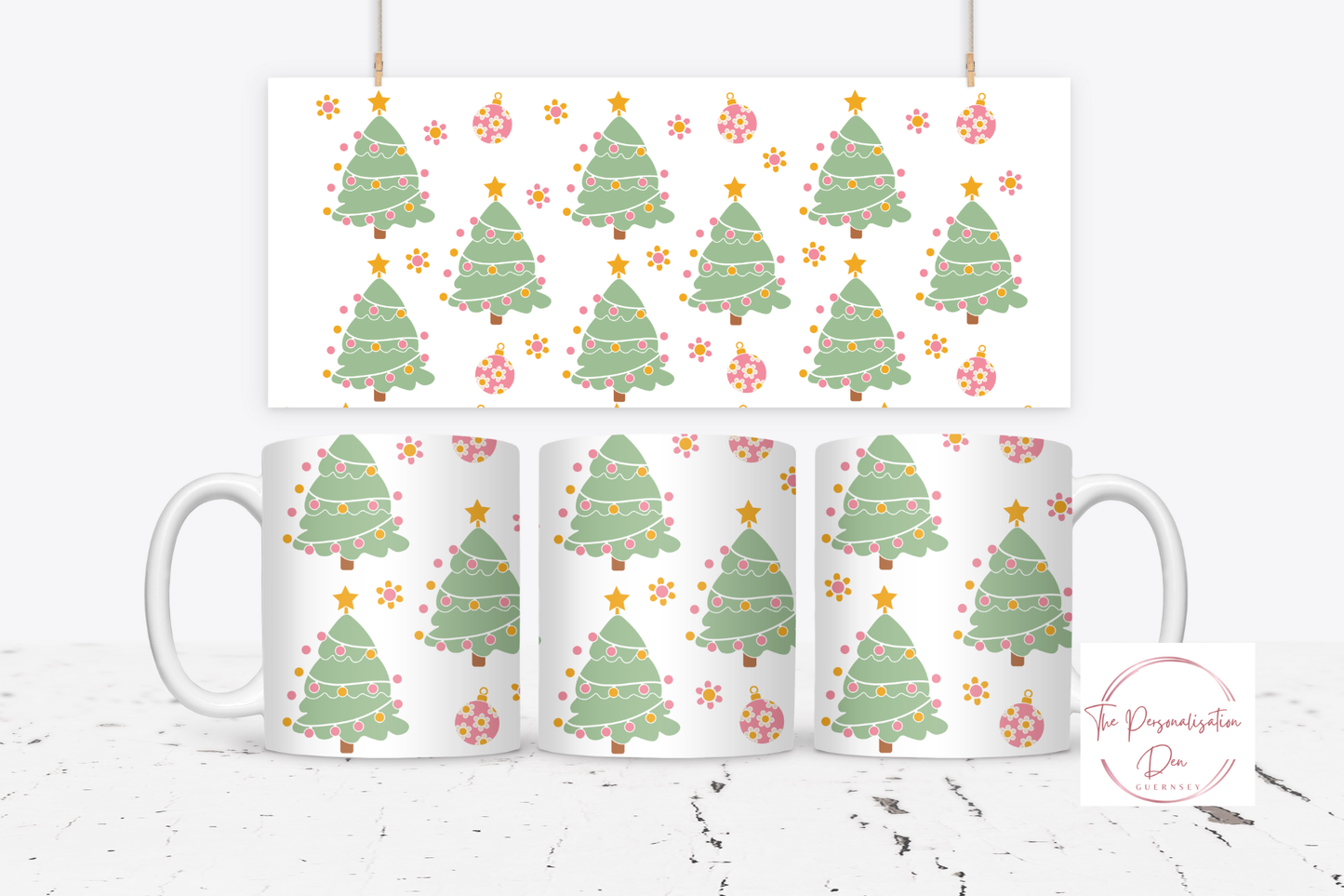 Retro Christmas Mug