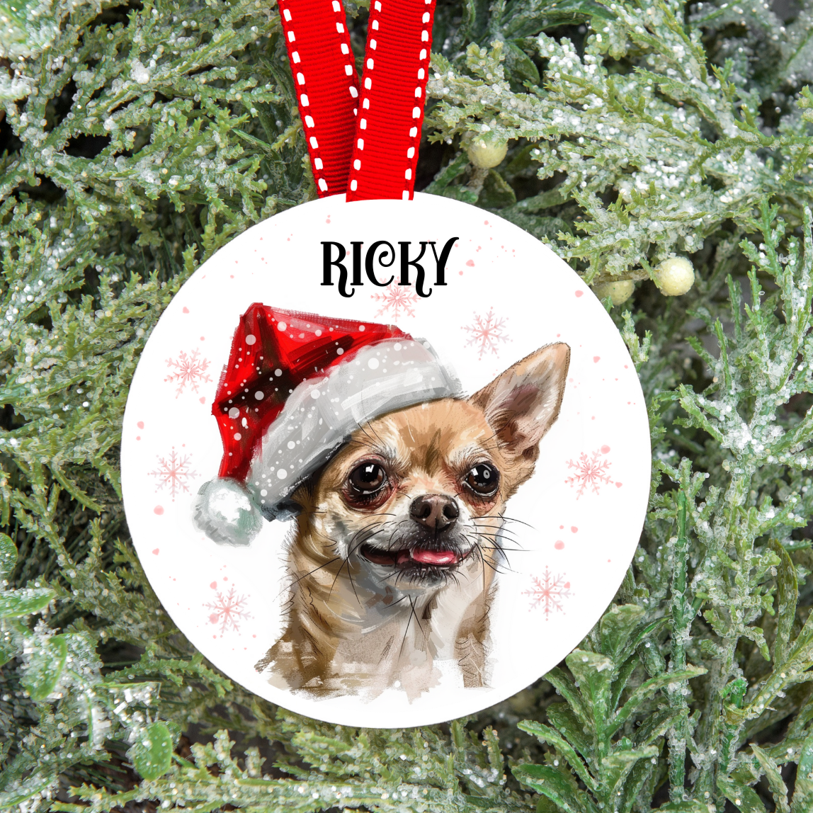 Personalised Dog Christmas Tree Decoration