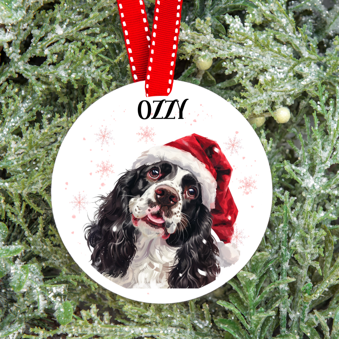 Personalised Dog Christmas Tree Decoration