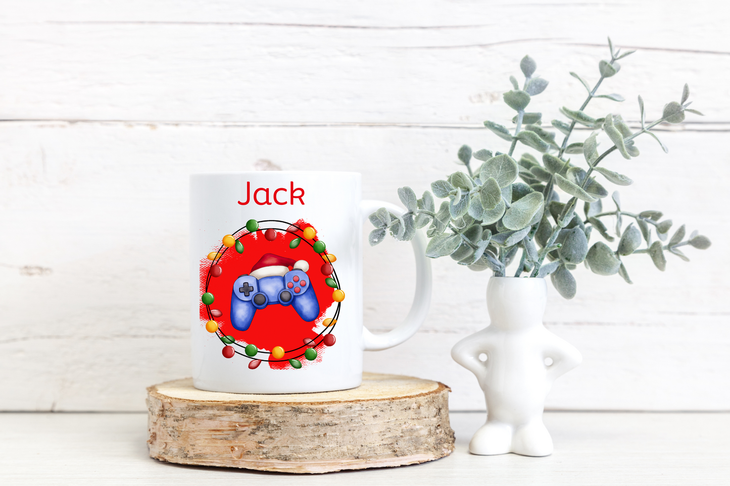 Personalised Gaming Christmas Mug