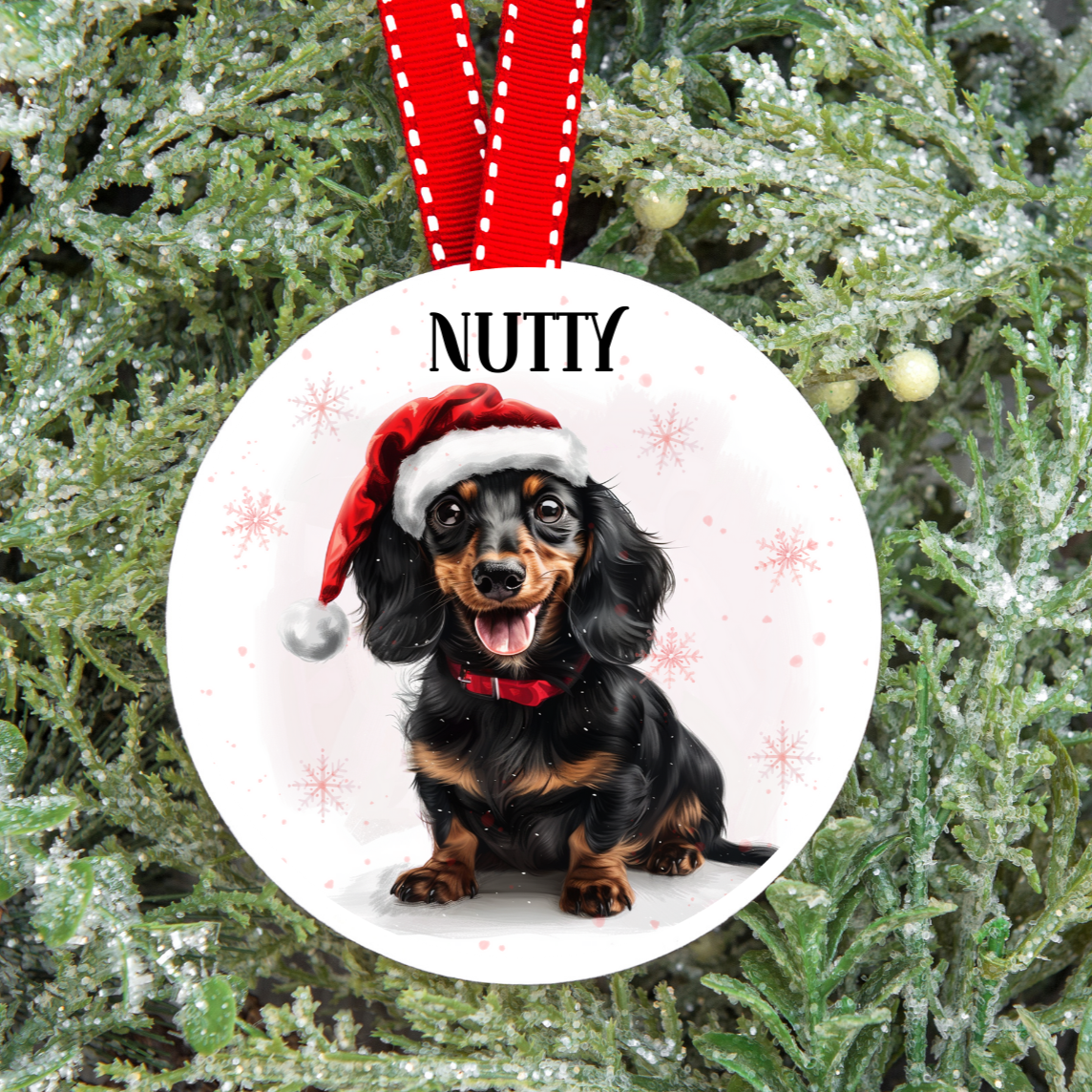 Personalised Dog Christmas Tree Decoration