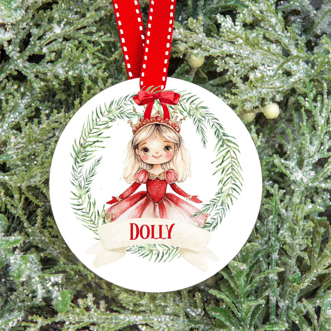 Personalised Sugarplum Fairy Christmas Tree Decoration