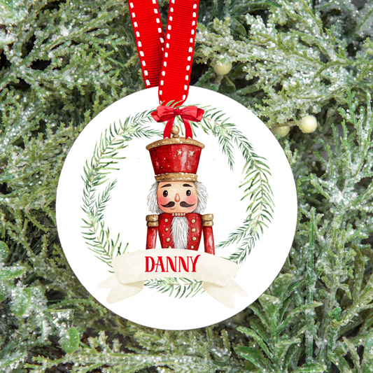 Personalised  Nutcracker  Christmas Tree Decoration