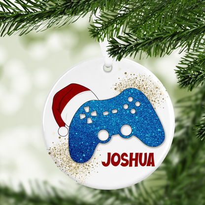 Game Controller  Personalised Christmas Tree Decoration