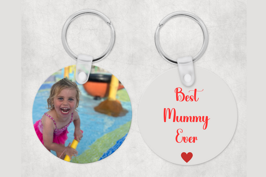 Personalised Mother's Day Photo Keyring