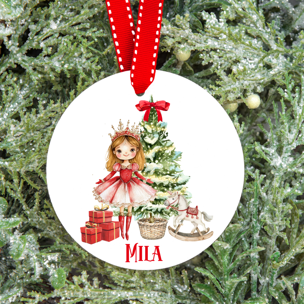 Personalised Sugarplum Fairy Christmas Tree Decoration