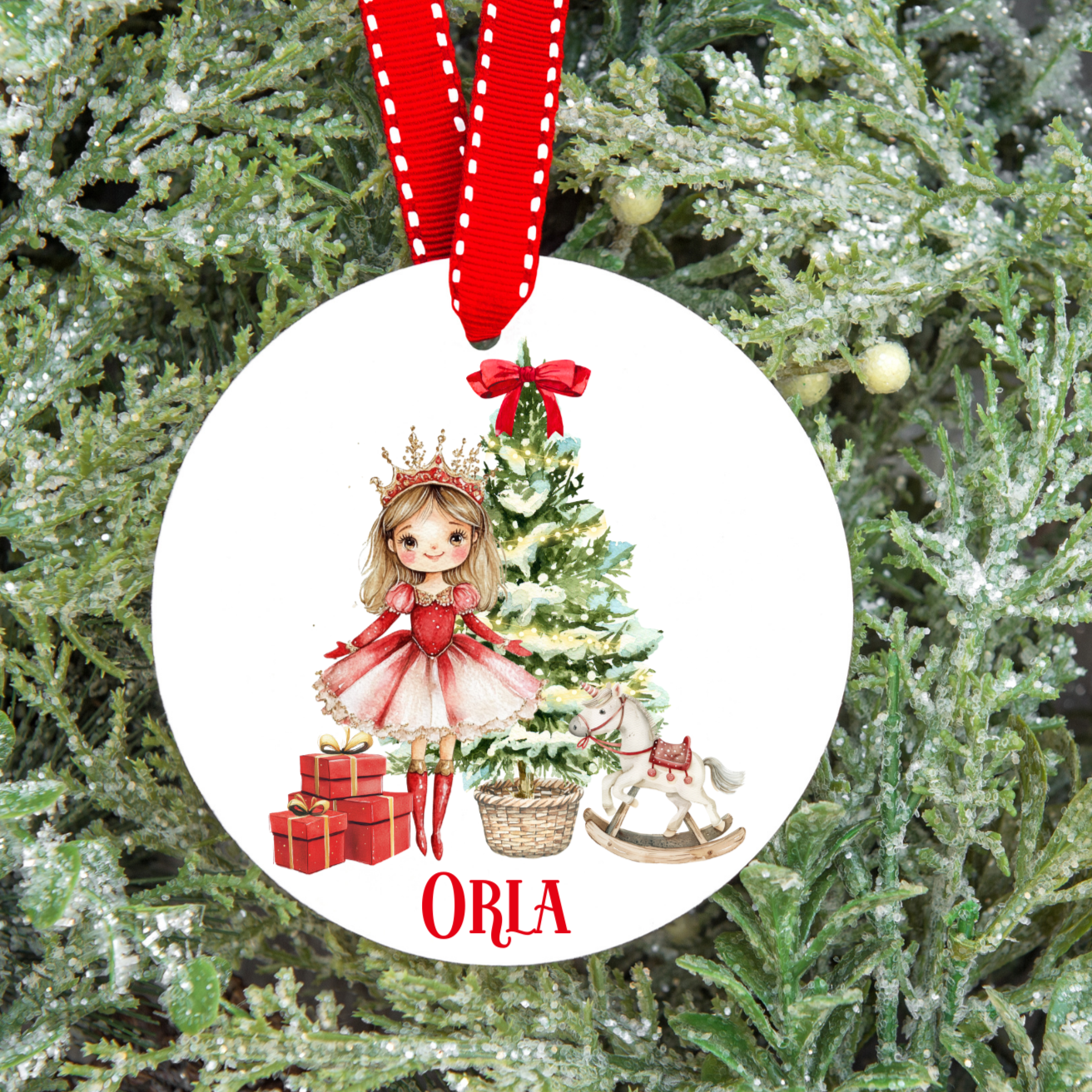 Personalised Sugarplum Fairy Christmas Tree Decoration