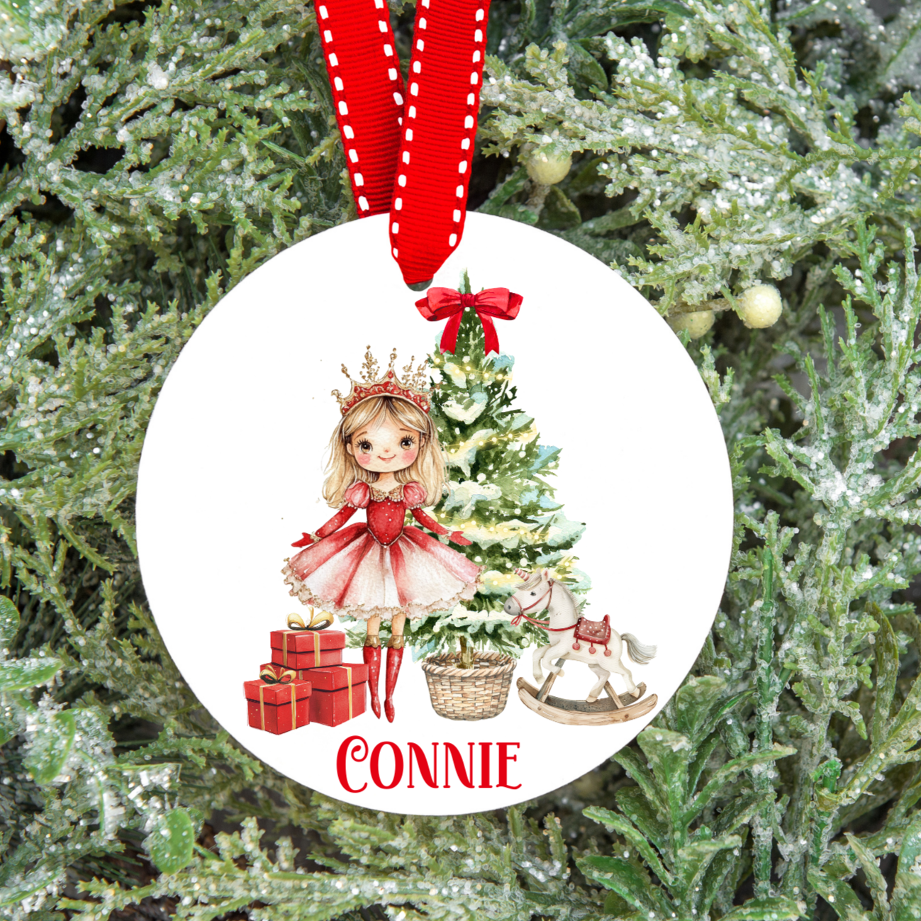 Personalised Sugarplum Fairy Christmas Tree Decoration