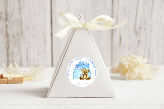 20 X Baby Shower Bear Stickers