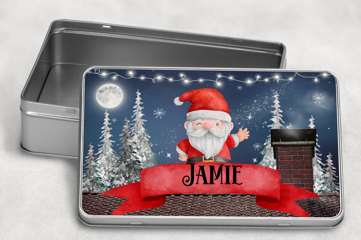 Personalised Santa Treat Tin