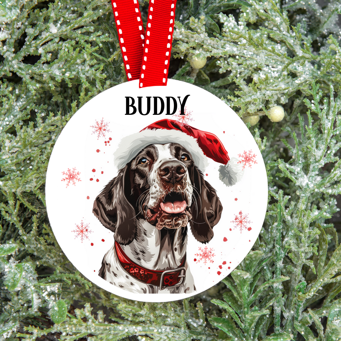 Personalised Dog Christmas Tree Decoration