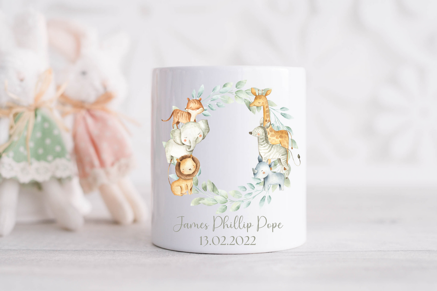 Personalised New Baby Money Box Gift