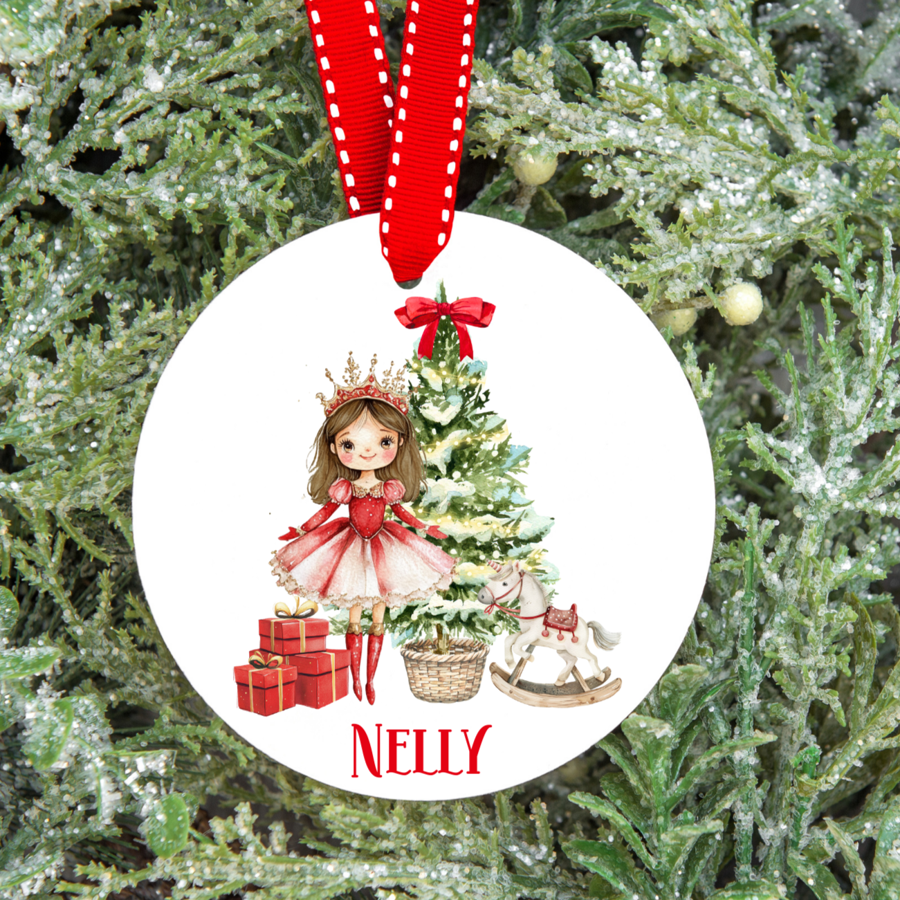 Personalised Sugarplum Fairy Christmas Tree Decoration