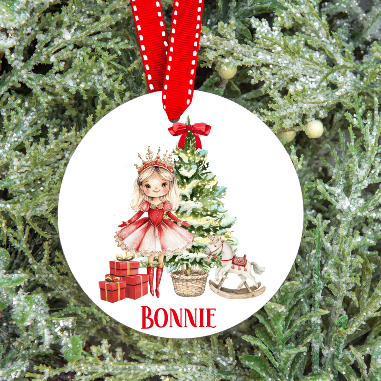 Personalised Sugarplum Fairy Christmas Tree Decoration