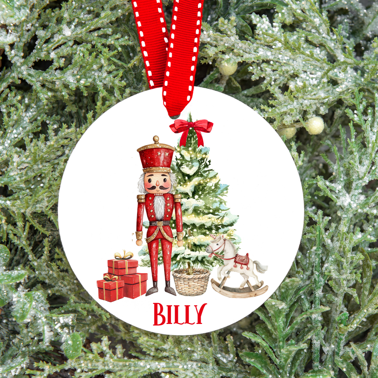 Personalised  Nutcracker  Christmas Tree Decoration