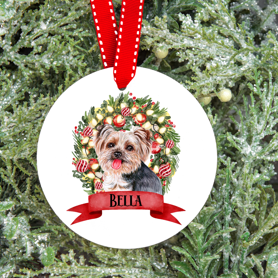 Personalised Dog Christmas Tree Decoration