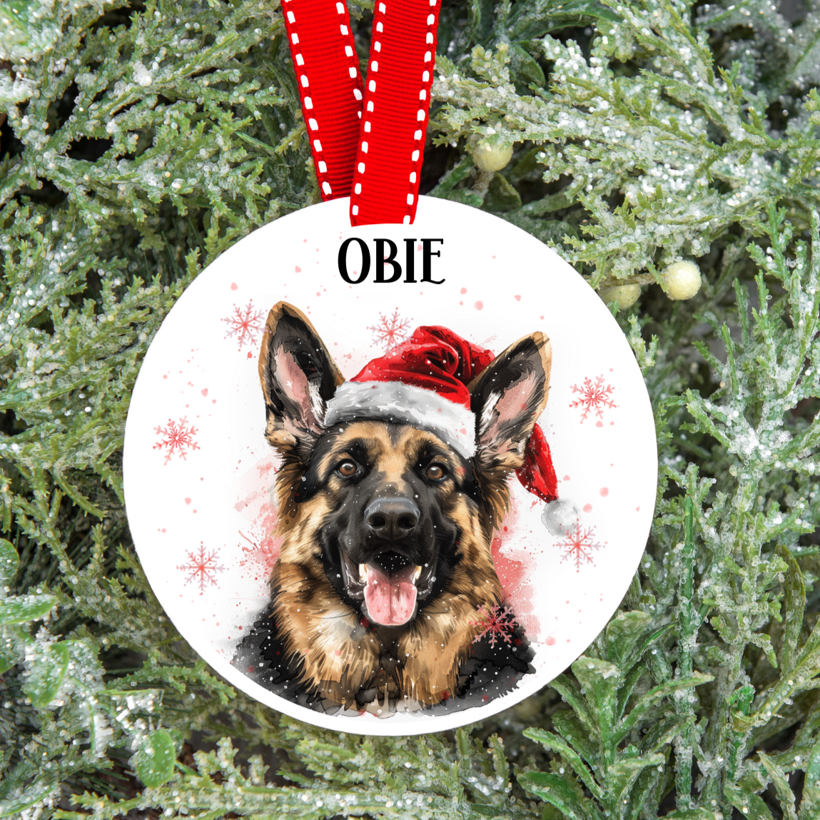 Personalised Dog Christmas Tree Decoration