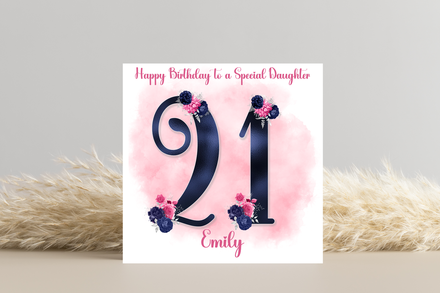 Personalised 21st Birthday Card