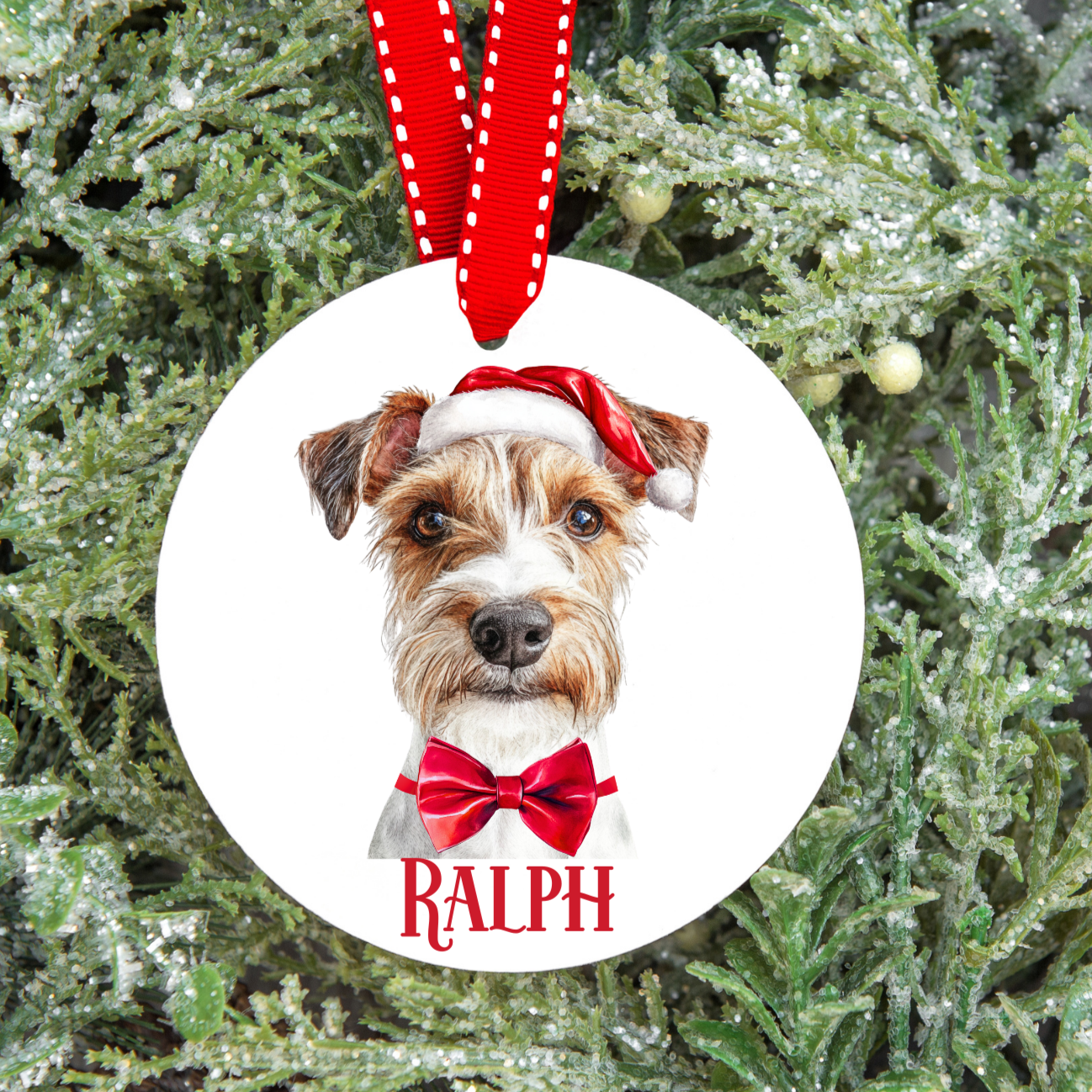 Personalised Dog Christmas Tree Decoration