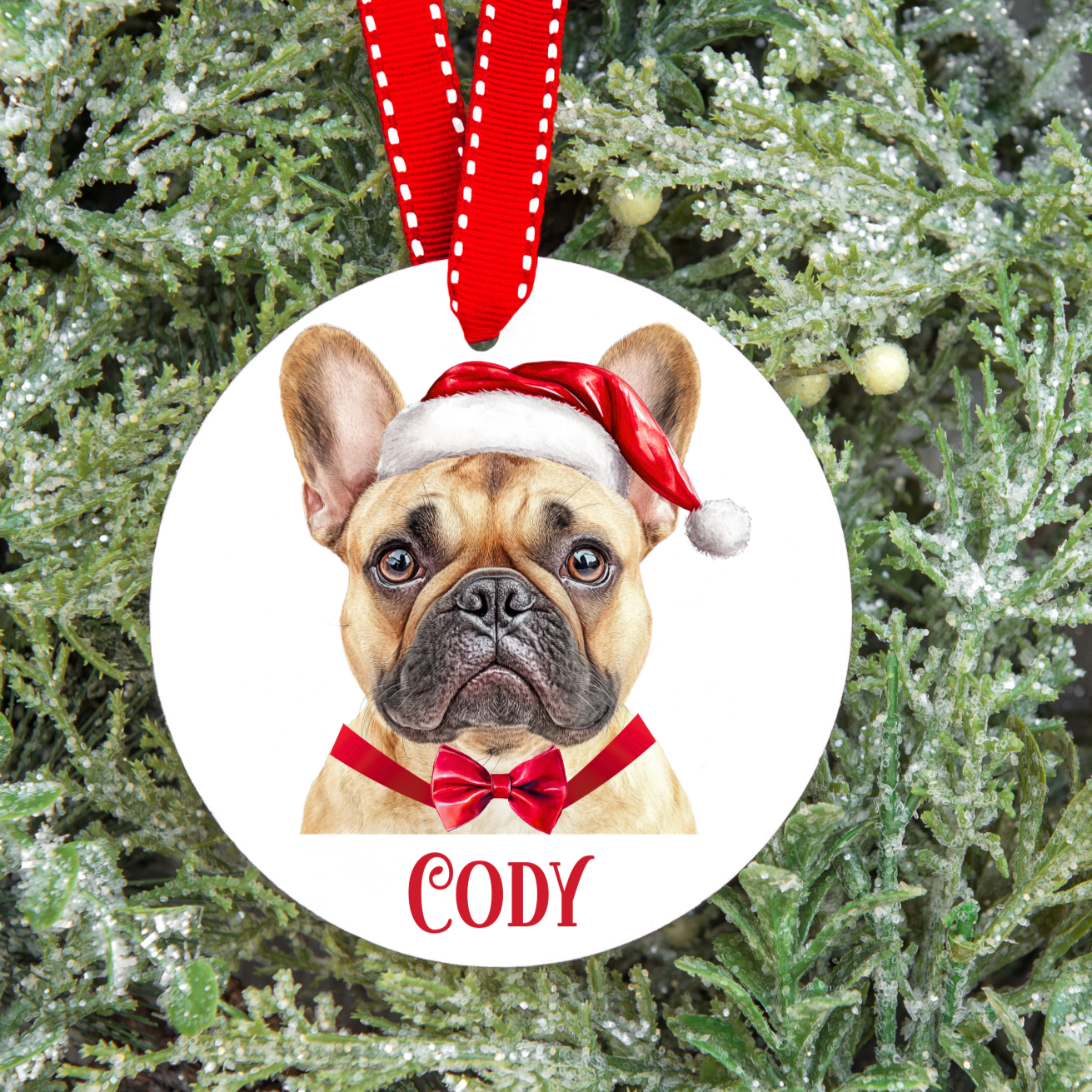 Personalised Dog Christmas Tree Decoration