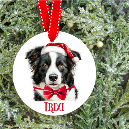 Personalised Dog Christmas Tree Decoration