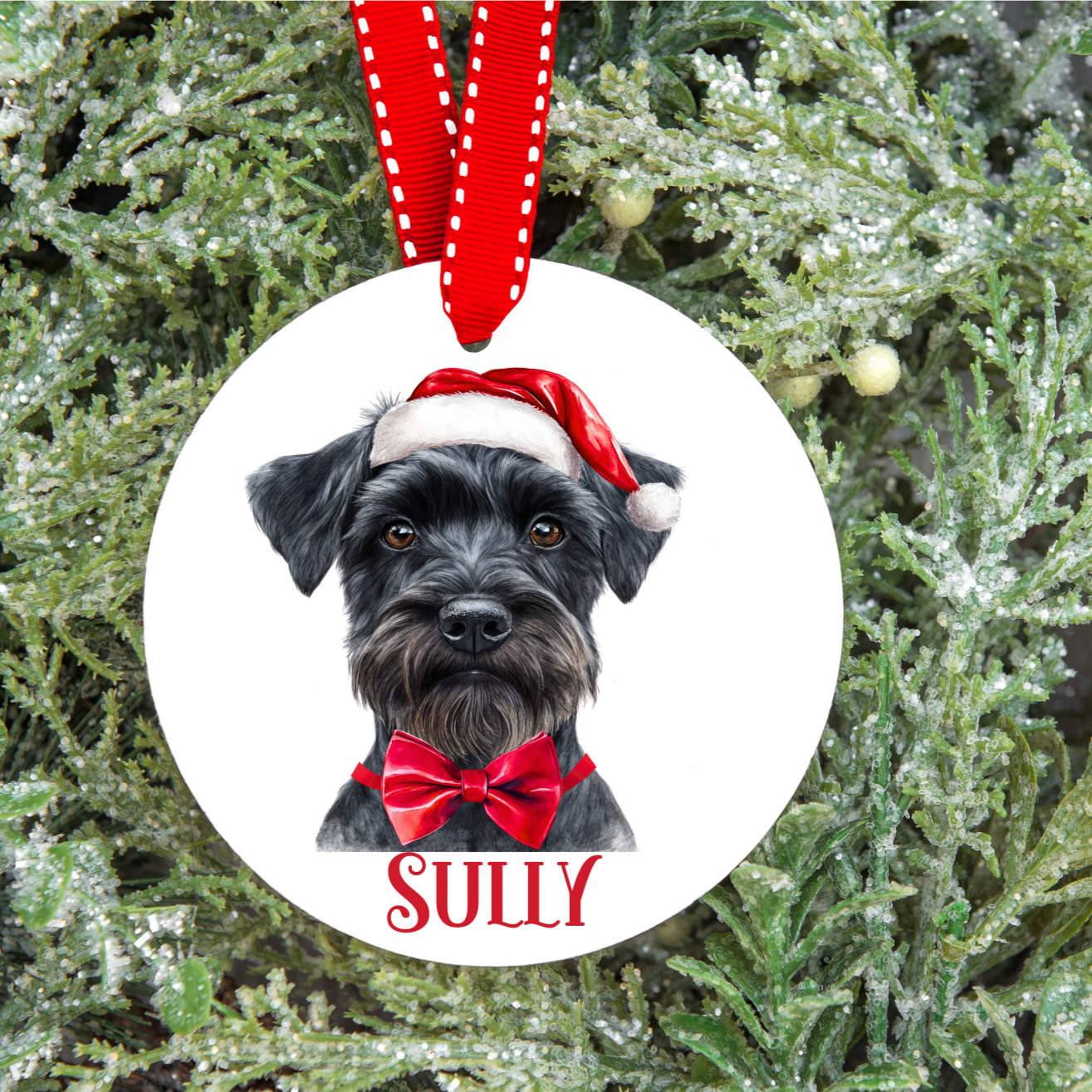 Personalised Dog Christmas Tree Decoration