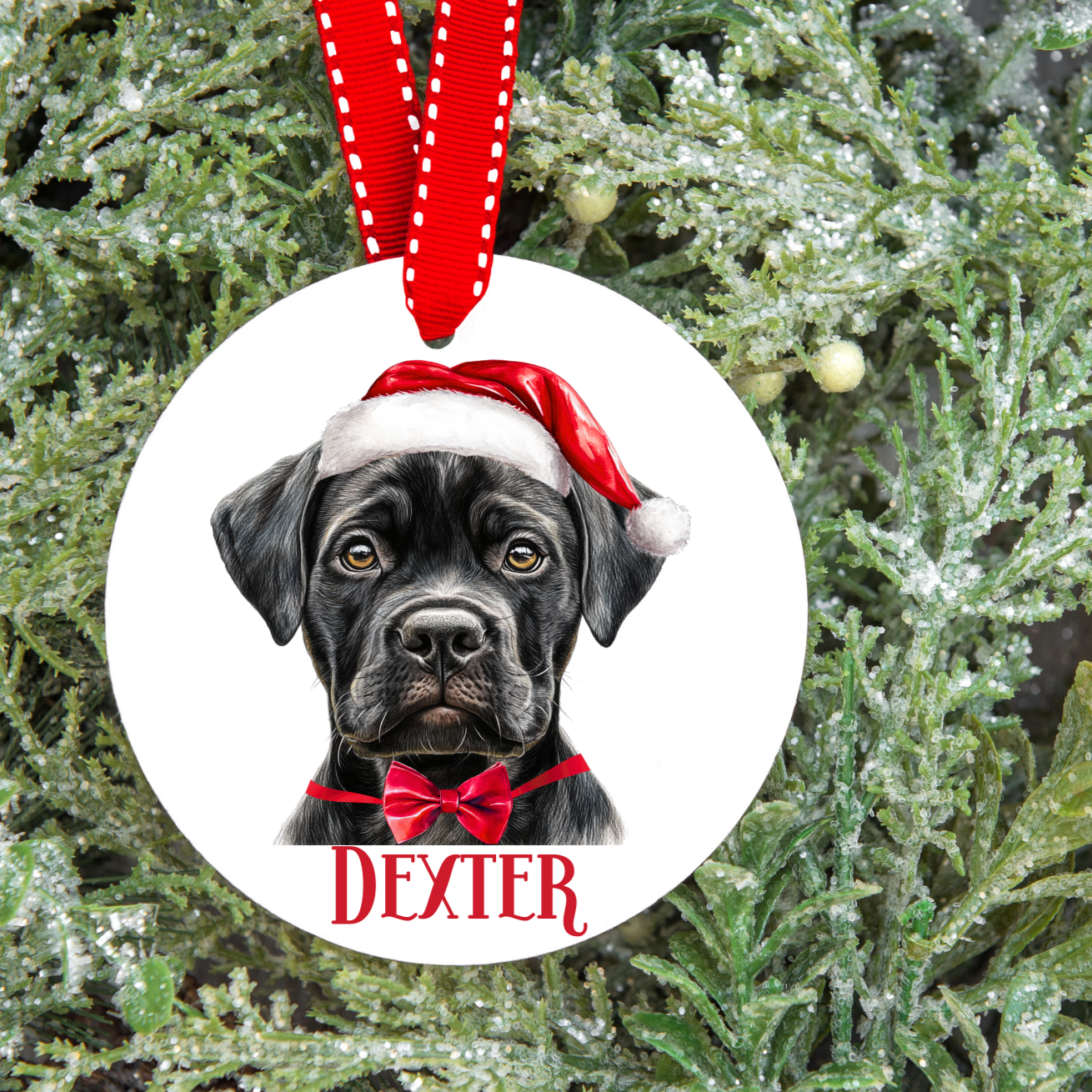 Personalised Dog Christmas Tree Decoration