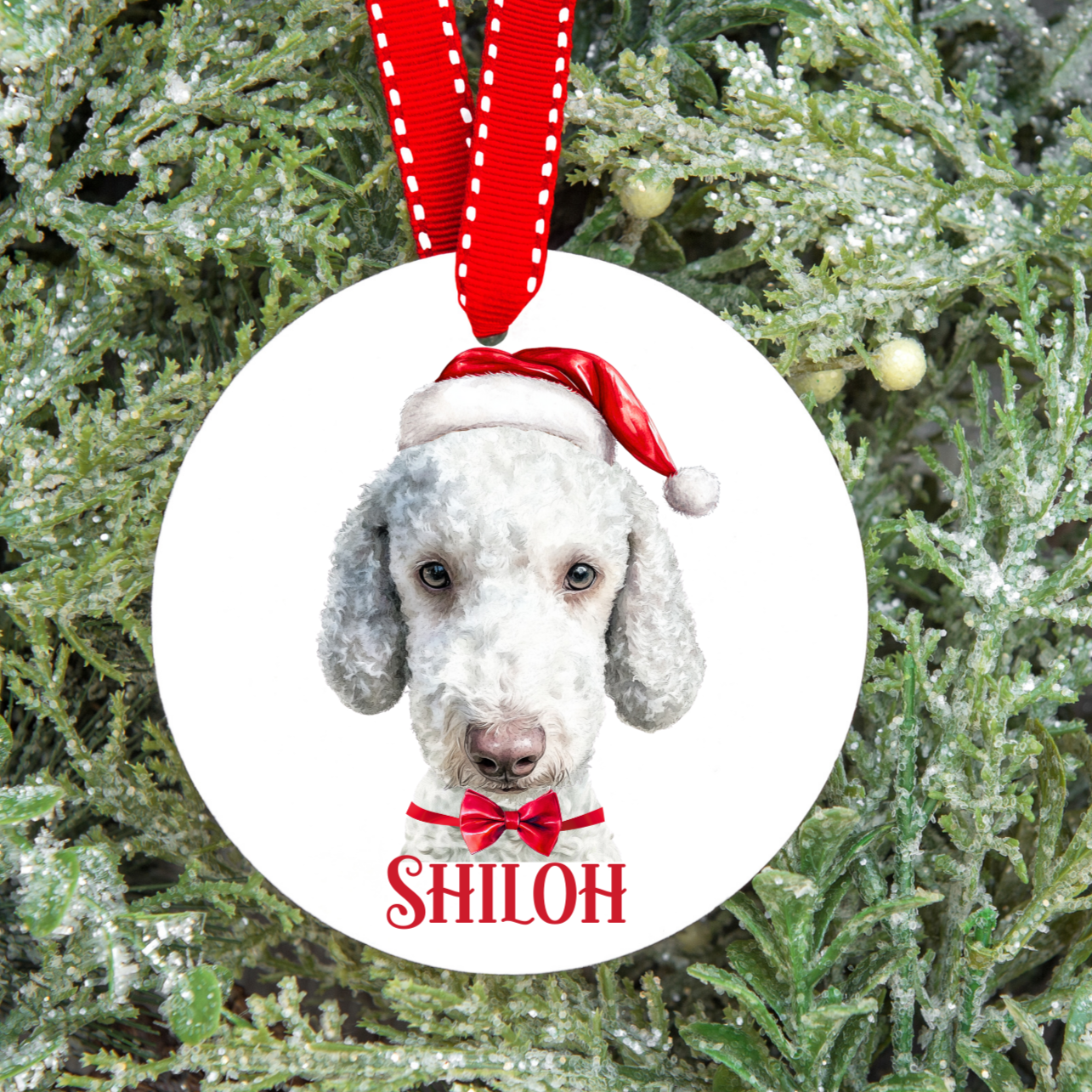 Personalised Dog Christmas Tree Decoration